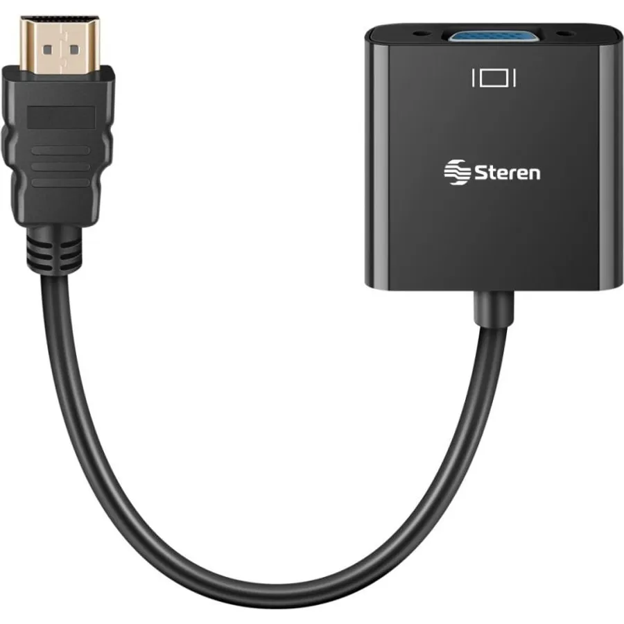 Adaptador Steren 208-151 Hdmi Macho A Vga Hembra Negro