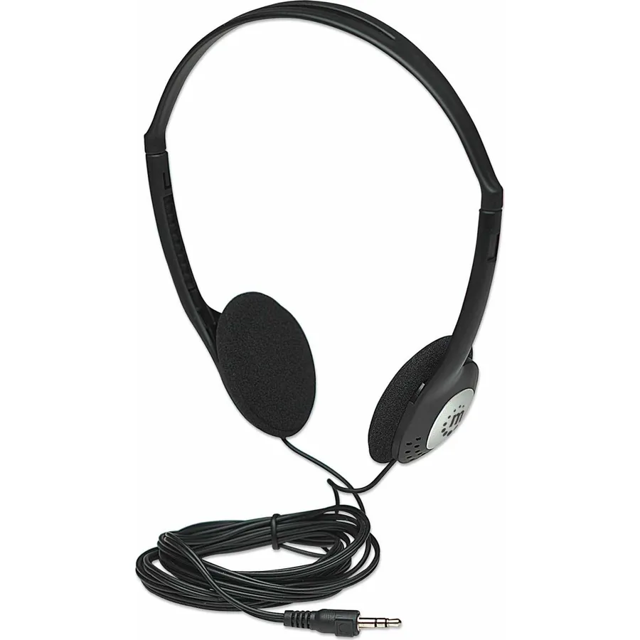 Audifonos Manhattan 177481 Alambrico 3.5'' Negro