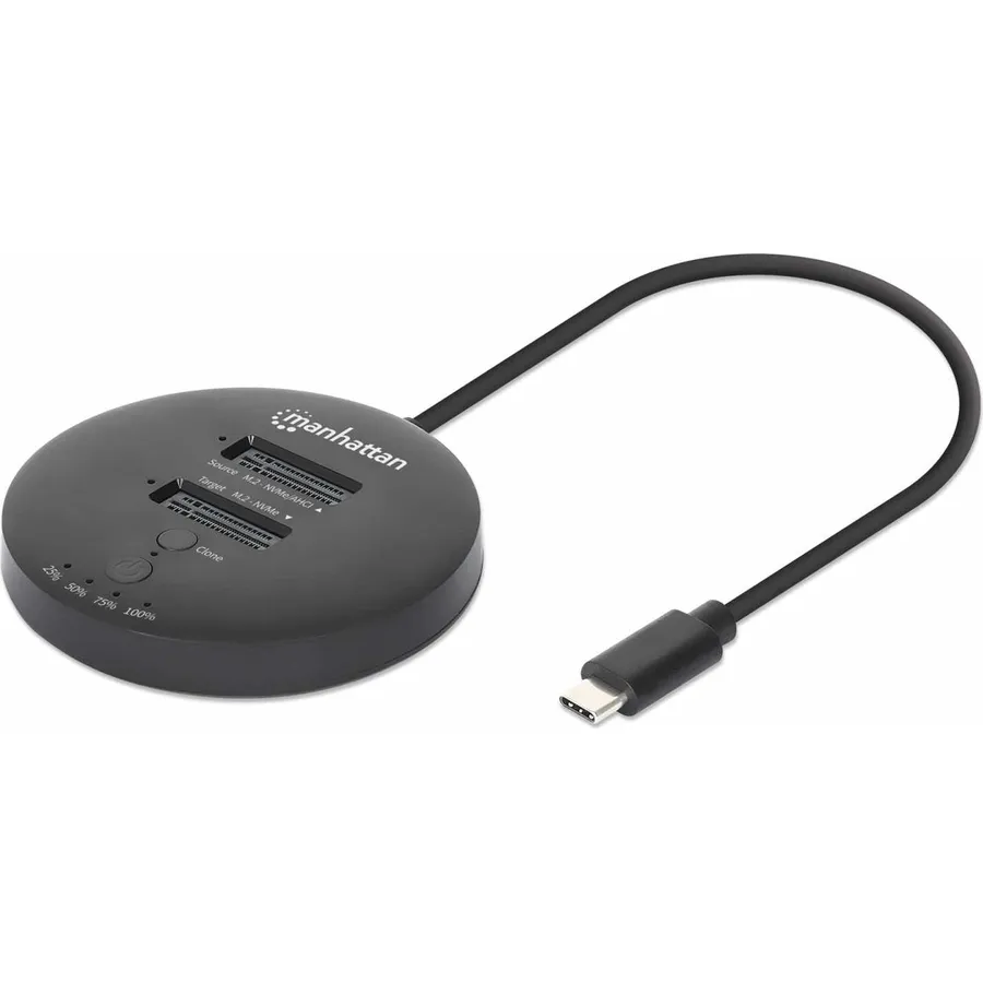 Duplicador De Hdd/Ssd Manhattan 130752 Usb-C Usb 3.2 Gen2 M.2 130752