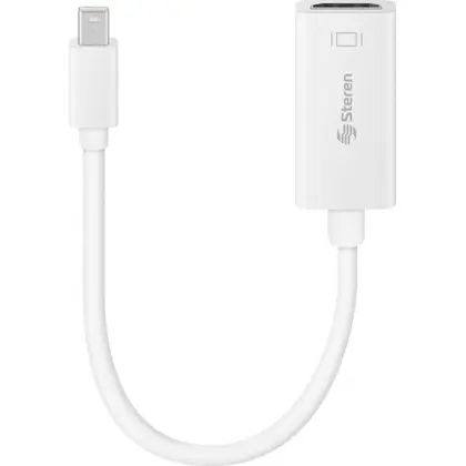 Adaptador Steren Mini Displayport Macho - Hdmi Hembra Blanco 506-410